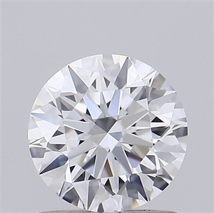 Picture of Lab Grown Diamond 1.03 Carats, Round with Ideal Cut, D Color, IF Clarity and Certified by IGI
