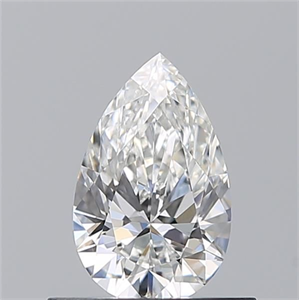 Picture of Natural Diamond 0.51 Carats, Pear with  Cut, G Color, VS1 Clarity and Certified by GIA