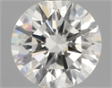 Natural Diamond 0.40 Carats, Round with Excellent Cut, I Color, VVS2 Clarity and Certified by GIA