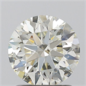 Natural Diamond 1.30 Carats, Round with Excellent Cut, L Color, SI1 Clarity and Certified by GIA
