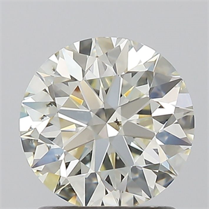 Picture of Natural Diamond 1.30 Carats, Round with Excellent Cut, L Color, SI1 Clarity and Certified by GIA