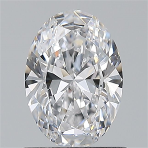 Picture of Natural Diamond 0.69 Carats, Oval with  Cut, D Color, VS2 Clarity and Certified by GIA