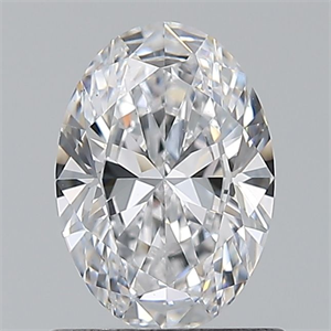 Picture of Natural Diamond 0.69 Carats, Oval with  Cut, D Color, VS2 Clarity and Certified by GIA
