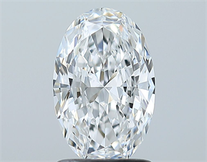 Picture of Natural Diamond 1.22 Carats, Oval with  Cut, D Color, VVS1 Clarity and Certified by GIA