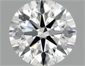 Del inventario de diamantes de laboratorio, 1.03 quilates, Redondo , Color E, claridad VS2 y certificado IGI