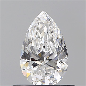Picture of Natural Diamond 0.51 Carats, Pear with  Cut, E Color, VS1 Clarity and Certified by GIA