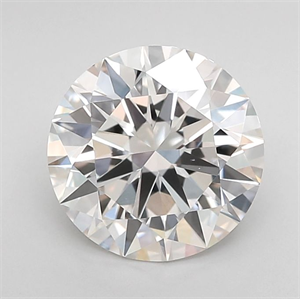 Picture of Lab Grown Diamond 1.52 Carats, Round with Ideal Cut, G Color, VS2 Clarity and Certified by IGI