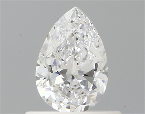 Picture of Natural Diamond 0.50 Carats, Pear with  Cut, D Color, VVS2 Clarity and Certified by GIA