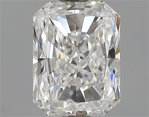 Picture of Natural Diamond 0.50 Carats, Radiant with  Cut, E Color, VVS2 Clarity and Certified by GIA