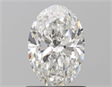 Natural Diamond 1.02 Carats, Oval with  Cut, G Color, SI1 Clarity and Certified by GIA