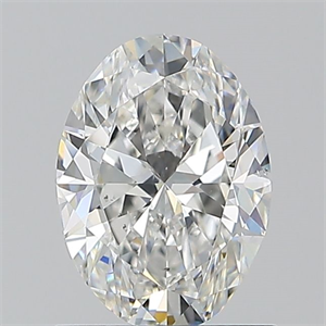 Foto Diamante Natural 1.01 quilates, Ovalado , Color F, claridad SI1 y certificado GIA de