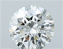 Natural Diamond 0.70 Carats, Round with Excellent Cut, G Color, VS2 Clarity and Certified by GIA
