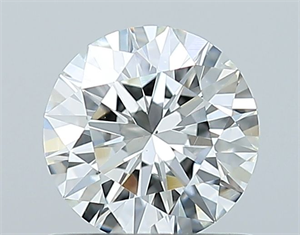 Picture of Natural Diamond 0.70 Carats, Round with Excellent Cut, G Color, VS2 Clarity and Certified by GIA