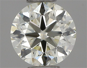 Picture of Natural Diamond 0.40 Carats, Round with Excellent Cut, L Color, VVS1 Clarity and Certified by IGI