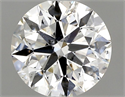 Natural Diamond 0.70 Carats, Round with Excellent Cut, H Color, SI2 Clarity and Certified by GIA