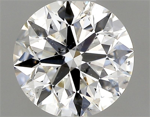 Picture of Natural Diamond 0.70 Carats, Round with Excellent Cut, H Color, SI2 Clarity and Certified by GIA