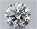 Natural Diamond 1.00 Carats, Round with Excellent Cut, H Color, VS2 Clarity and Certified by GIA