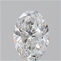 Natural Diamond 1.21 Carats, Oval with  Cut, E Color, SI1 Clarity and Certified by GIA