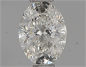 Diamante Natural 0.52 quilates, Ovalado , Color F, claridad I1 y certificado IGI