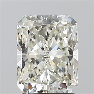Picture of Natural Diamond 2.01 Carats, Radiant with  Cut, I Color, SI2 Clarity and Certified by IGI