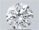 Natural Diamond 0.84 Carats, Round with Excellent Cut, G Color, SI1 Clarity and Certified by GIA
