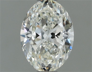 Picture of Natural Diamond 0.60 Carats, Oval with  Cut, J Color, VVS2 Clarity and Certified by GIA