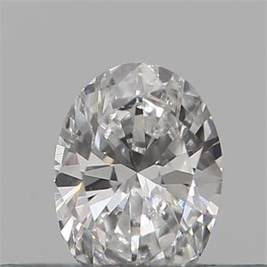 Picture of Natural Diamond 0.14 Carats, Oval with  Cut, D Color, SI1 Clarity and Certified by IGI