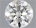 Diamante Natural 0.90 quilates, Redondo , Color J, claridad SI1 y certificado GIA