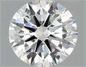Lab Grown Diamond 0.96 Carats, Round with Excellent Cut, E Color, VVS2 Clarity and Certified by IGI