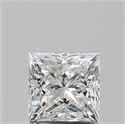 Natural Diamond 1.51 Carats, Princess with  Cut, H Color, SI1 Clarity and Certified by GIA