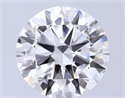 Lab Grown Diamond 7.01 Carats, Round with Excellent Cut, F Color, VS1 Clarity and Certified by IGI