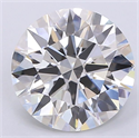 Del inventario de diamantes de laboratorio, 2.54 quilates, Redondo , Color F, claridad VVS2 y certificado IGI