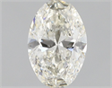 Natural Diamond 1.03 Carats, Oval with  Cut, K Color, SI2 Clarity and Certified by GIA