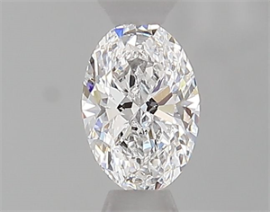 Foto Diamante Natural 0.40 quilates, Ovalado , Color D, claridad VS1 y certificado GIA de