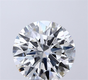 Picture of Lab Grown Diamond 3.05 Carats, Round with Ideal Cut, D Color, VVS2 Clarity and Certified by IGI
