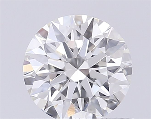 Picture of Natural Diamond 0.61 Carats, Round with Excellent Cut, H Color, VS2 Clarity and Certified by IGI