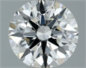 Diamante Natural 0.55 quilates, Redondo , Color J, claridad VVS2 y certificado GIA
