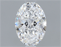 Diamante Natural 0.64 quilates, Ovalado , Color D, claridad VVS2 y certificado GIA
