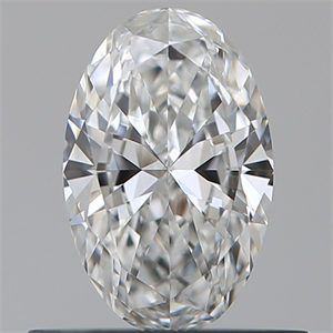 Picture of Natural Diamond 0.49 Carats, Oval with  Cut, F Color, VVS1 Clarity and Certified by GIA