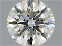 Natural Diamond 0.90 Carats, Round with Excellent Cut, J Color, VS1 Clarity and Certified by GIA