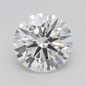 Picture of Natural Diamond 0.70 Carats, Round with Excellent Cut, J Color, SI1 Clarity and Certified by GIA