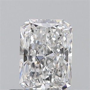 Picture of Natural Diamond 0.50 Carats, Radiant with  Cut, E Color, SI1 Clarity and Certified by GIA