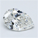 Natural Diamond 1.04 Carats, Pear with  Cut, G Color, SI1 Clarity and Certified by GIA