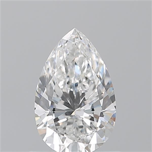 Picture of Natural Diamond 0.70 Carats, Pear with  Cut, E Color, VVS2 Clarity and Certified by GIA