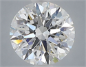 Lab Grown Diamond 1.58 Carats, Round with Excellent Cut, D Color, VS1 Clarity and Certified by IGI