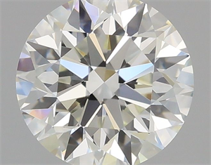 Picture of Natural Diamond 0.76 Carats, Round with Very Good Cut, I Color, VVS2 Clarity and Certified by GIA