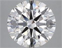 Del inventario de diamantes de laboratorio, 3.81 quilates, Redondo , Color F, claridad VS2 y certificado IGI