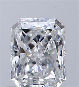 Picture of Natural Diamond 0.45 Carats, Radiant with  Cut, E Color, VS2 Clarity and Certified by GIA