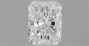 Foto Diamante Natural 0.34 quilates, Radiante , Color E, claridad VS1 y certificado GIA de