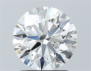 Foto Diamante Natural 1.56 quilates, Redondo , Color G, claridad IF y certificado GIA de